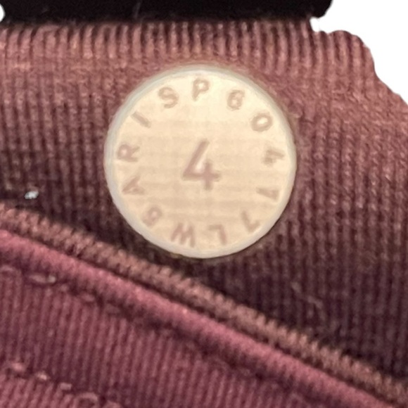 Lululemon tied to it 7/8 tight 25’ black cherry Women's Purple Leggings size 4 - Picture 8 of 8